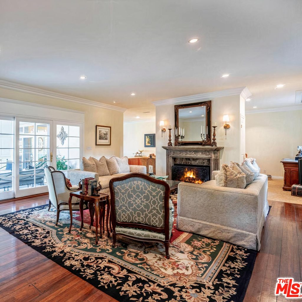 Living Room in Blake Griffin's Brentwood Home