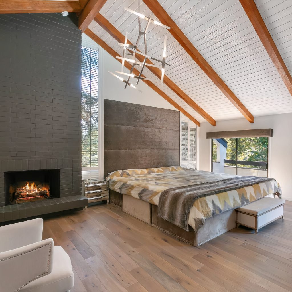 Bedroom in Candace Parker's Tarzana Home