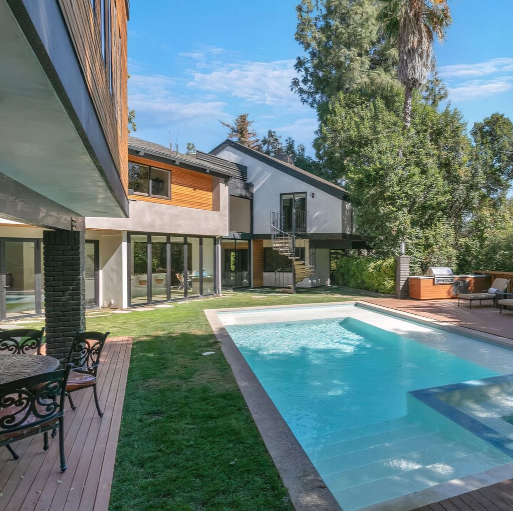 Pool in Candace Parker's Tarzana Home