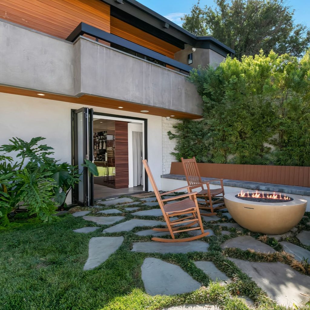 Outside Sitting Area in Candace Parker's Tarzana Home