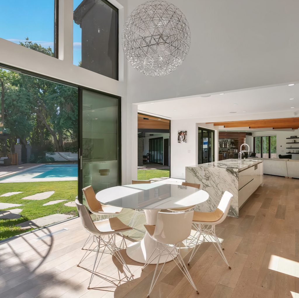 Dining Room in Candace Parker's Tarzana Home