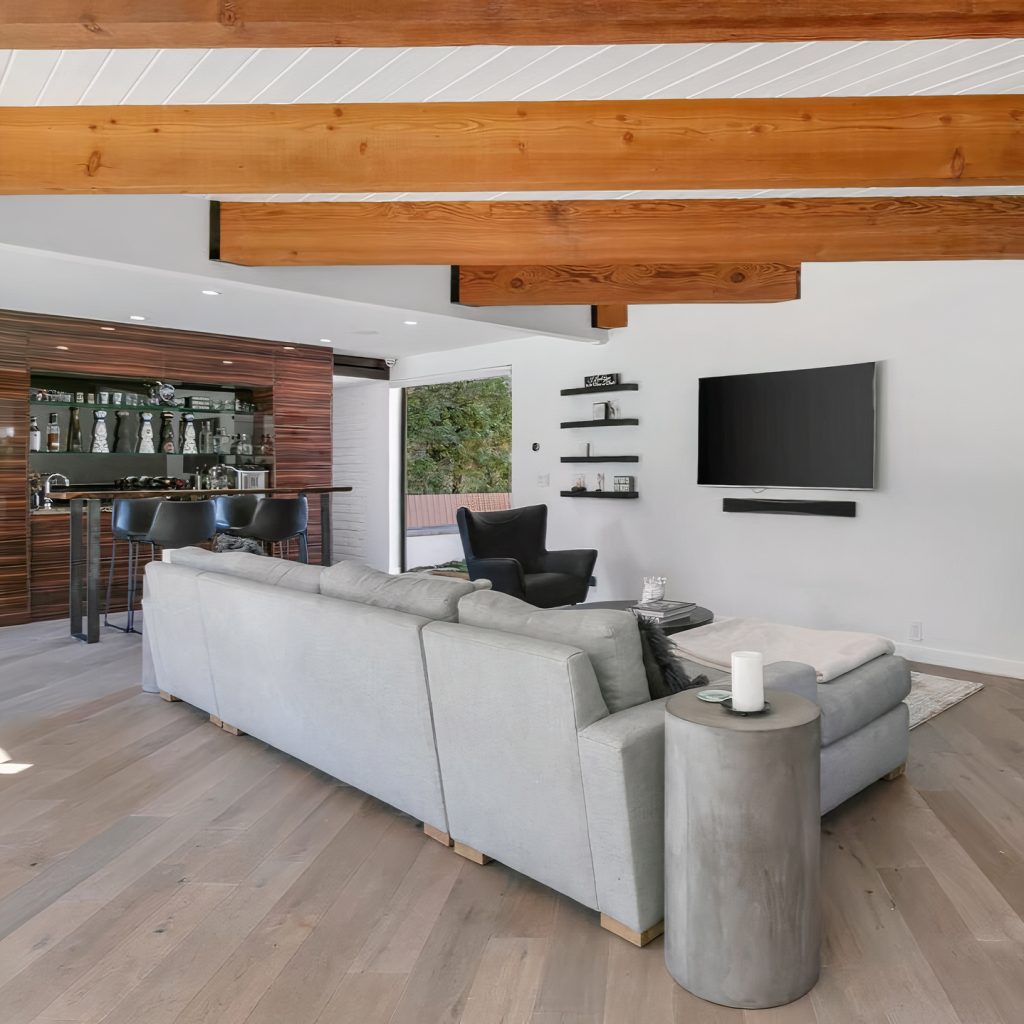 Living Room in Candace Parker's Tarzana Home