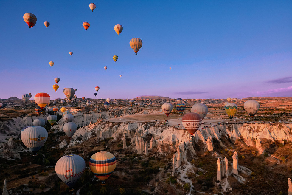 Bay khinh khí cầu trên những kỳ quan ở Cappadocia - Báo Quảng Ninh điện tử