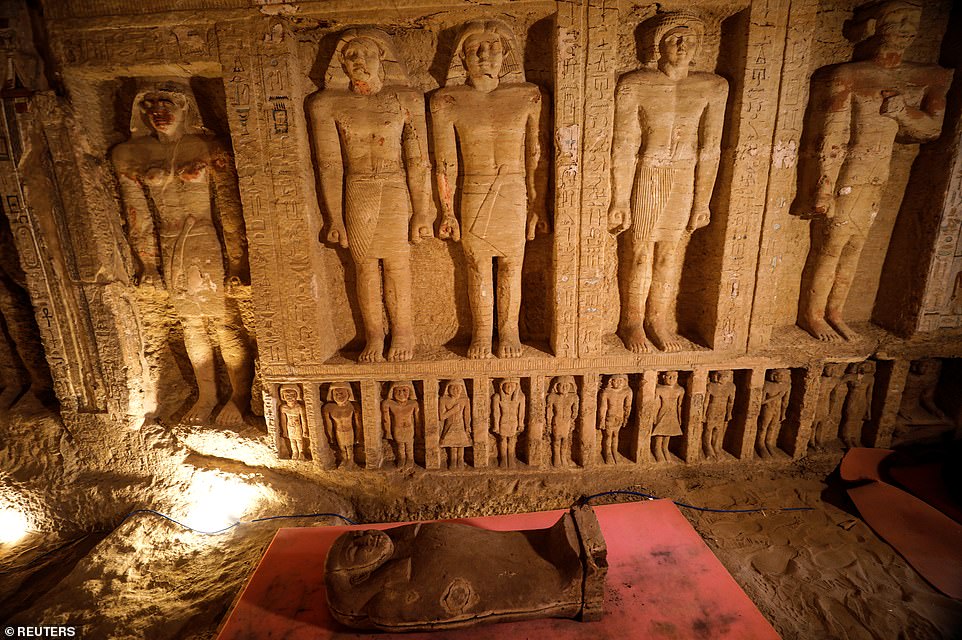 The coffins, sealed more than 2,500 years ago, date back to the Late Period of ancient Egypt, from about the sixth or seventh century BC