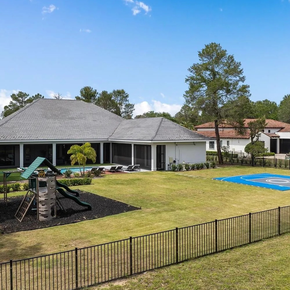 Rear of Leandro Barbosa’s Bella Collina Home