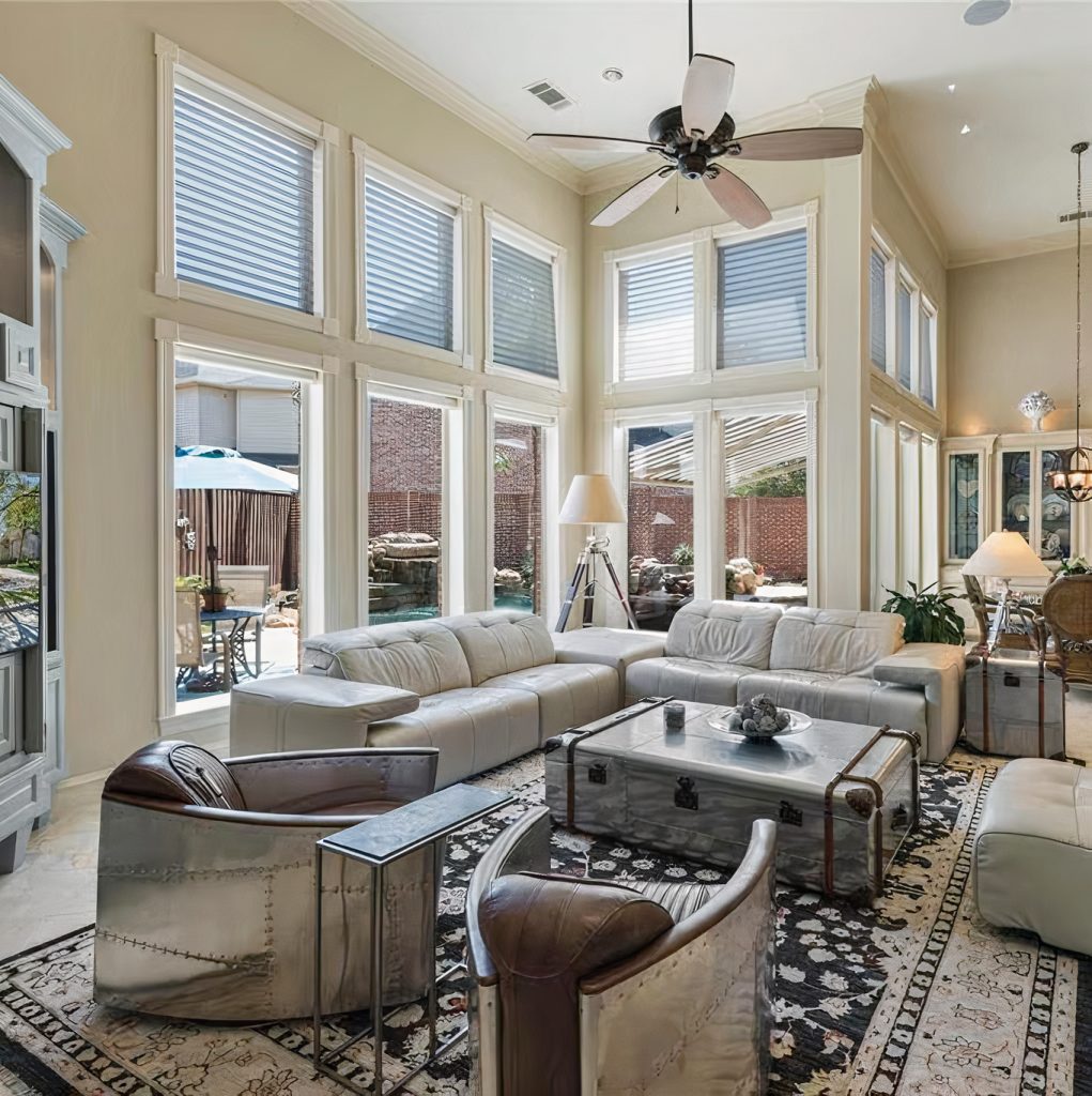 Living Area in Shaquille O'Neal's Texas Home