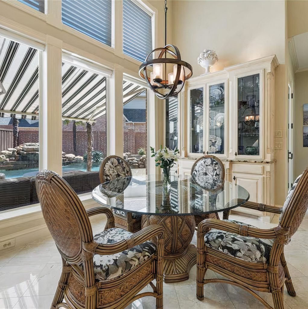 Sunroom in Shaquille O'Neal's Texas Home