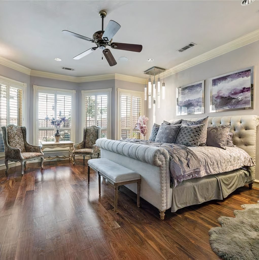 Bedroom in Shaquille O'Neal's Texas Home