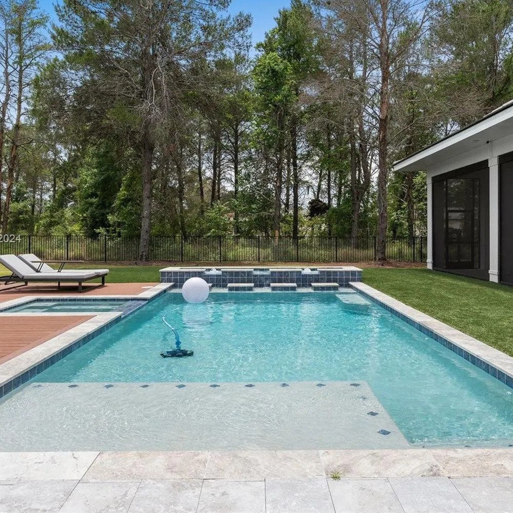 Pool of Leandro Barbosa’s Bella Collina Home