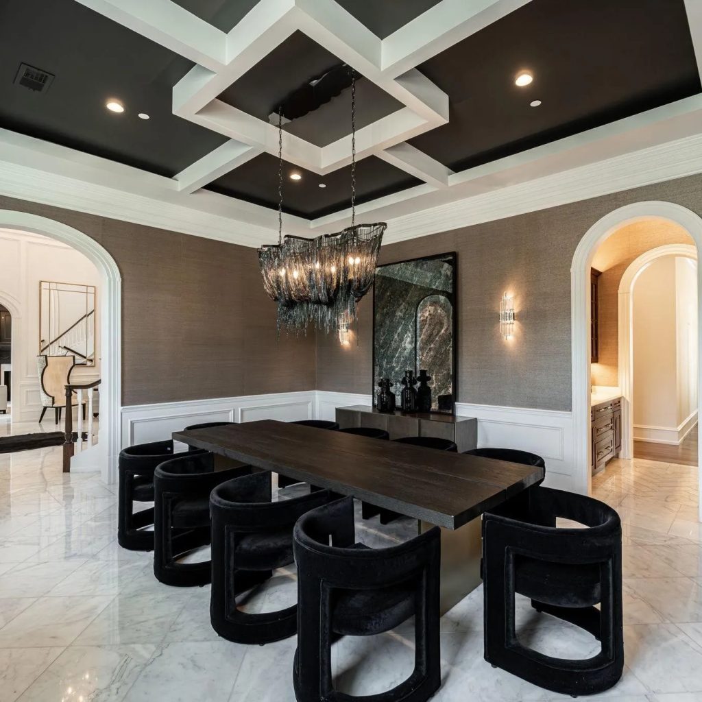 Dining Room in Kentavious Caldwell-Pope’s Potomac Home