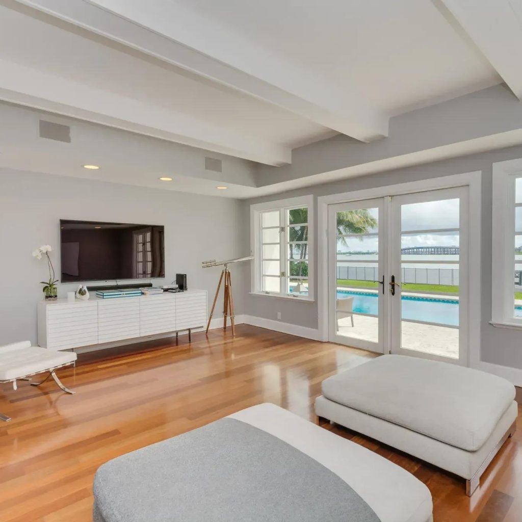 Living Room in Goran Dragić's Miami Home