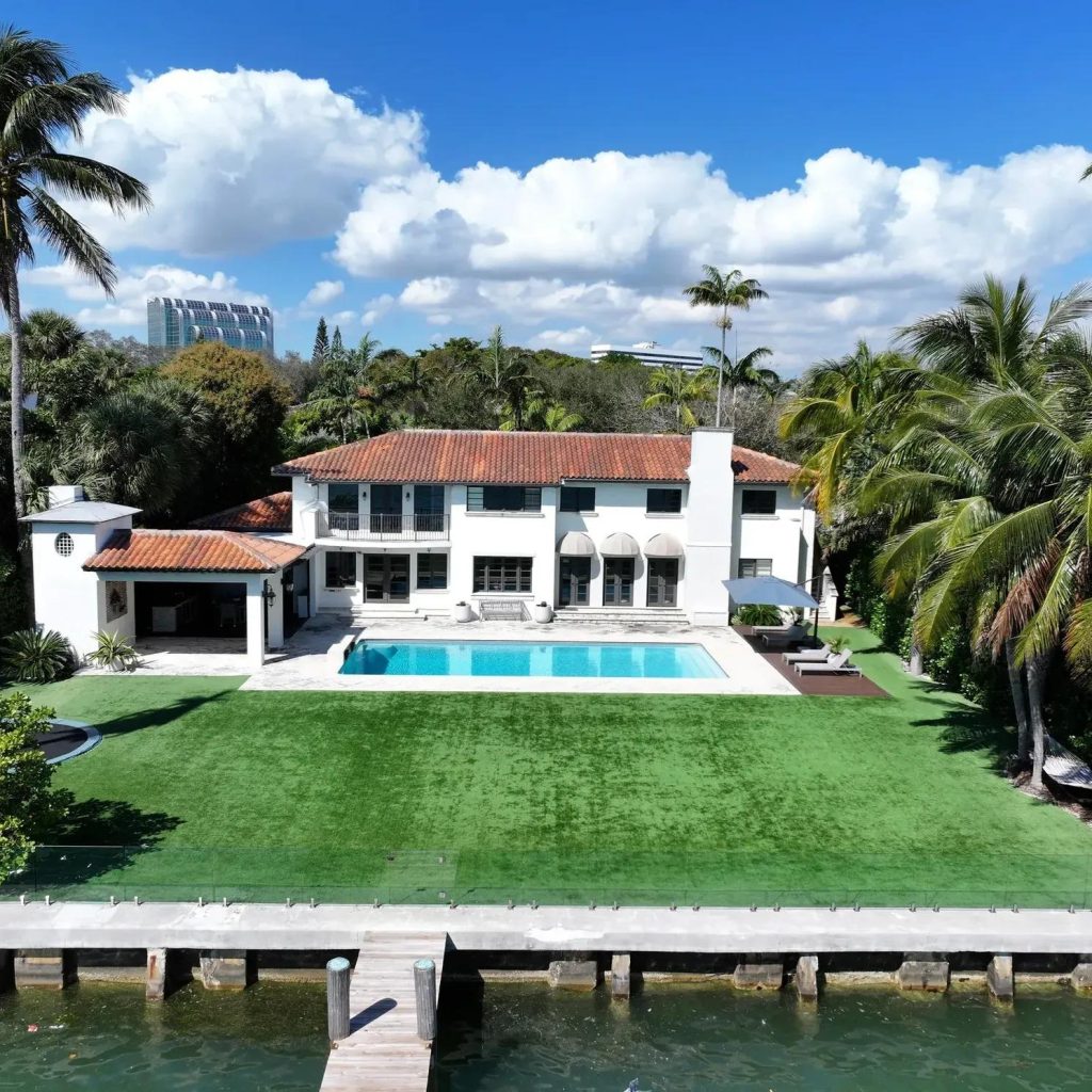 Backyard of Goran Dragić's Miami Home