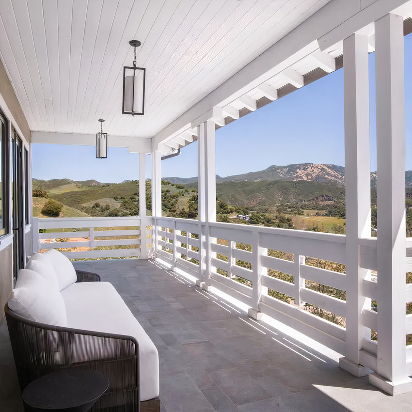 Porch of Spencer Dinwiddie’s Calabasas Home