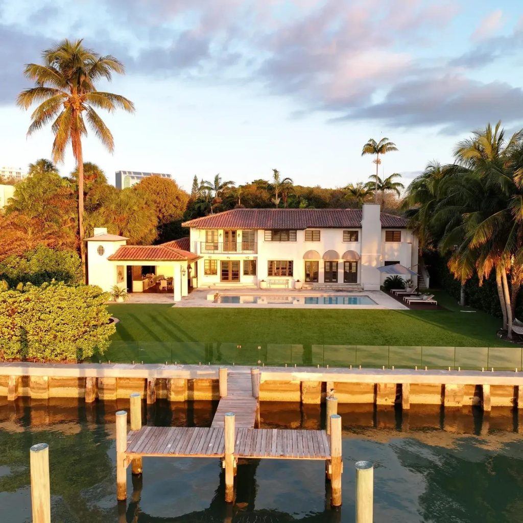 Aerial View of Goran Dragić's Miami Home