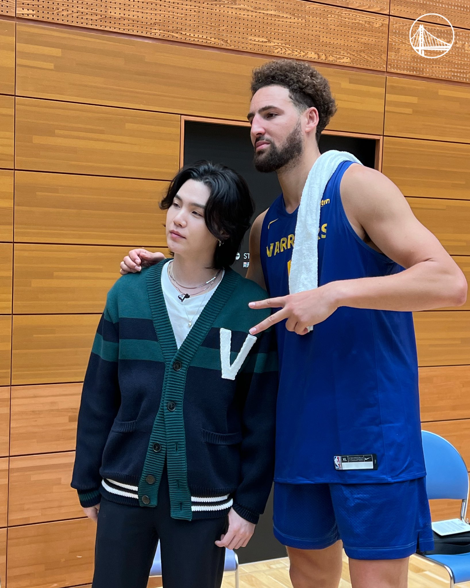 Golden State Warriors on X: "Welcome to #DubNation, SUGA! #SUGAatNBAJapan https://t.co/XgdGYECePa" / X