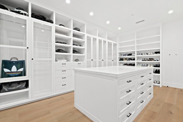 One of two walk-in closets in the primary suite. (Photo...