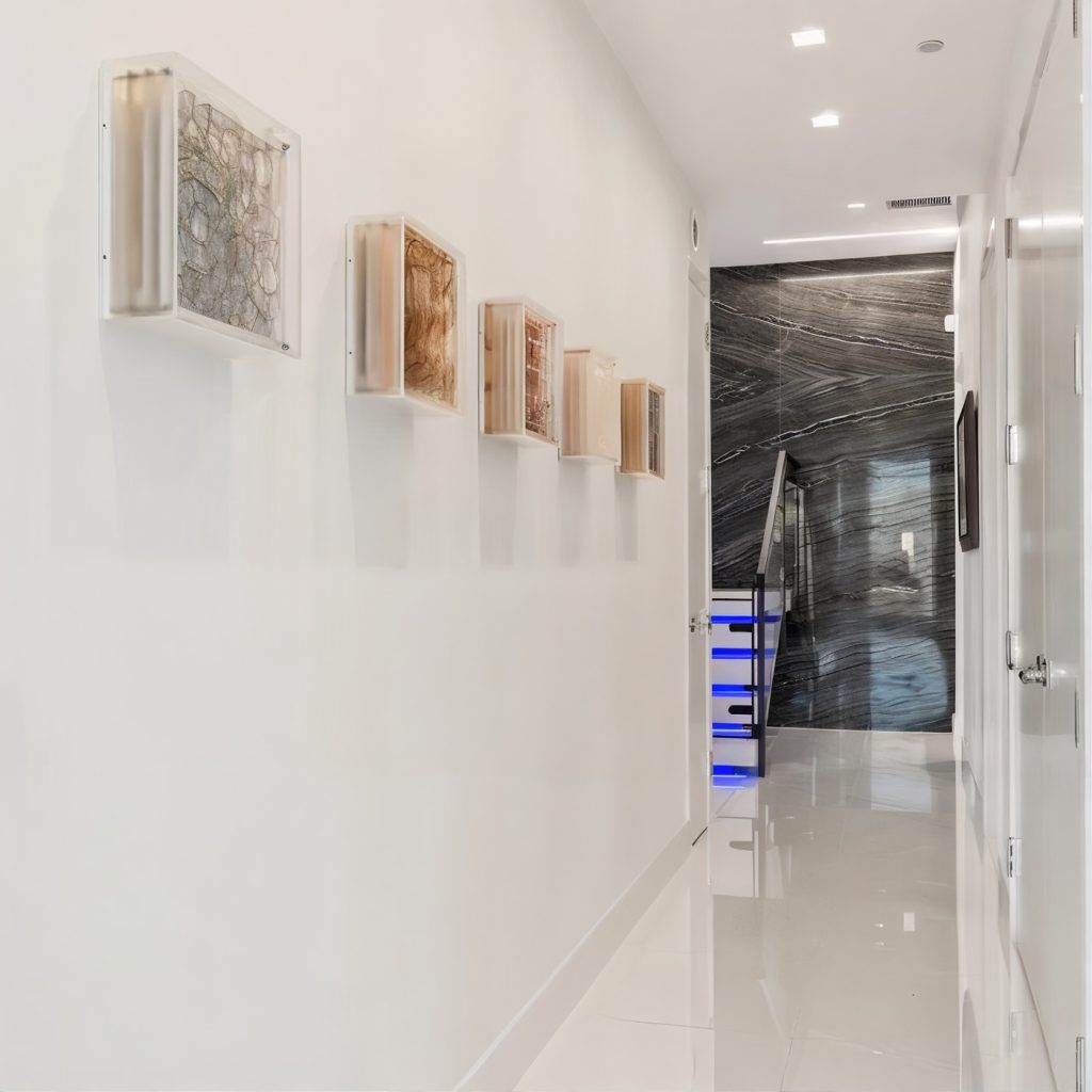 Hallway in Joel Embiid’s Pennsylvania Penthouse