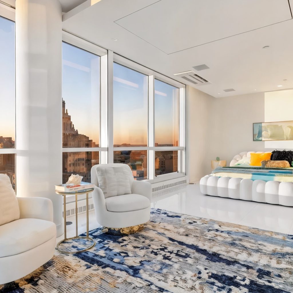 Bedroom in Joel Embiid’s Pennsylvania Penthouse