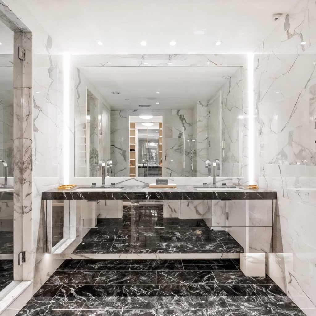 Bathroom in Joel Embiid’s Pennsylvania Penthouse