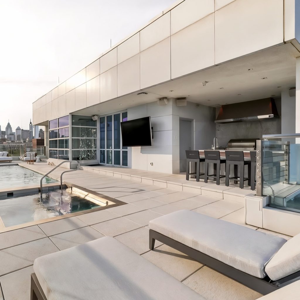 Loungers in Joel Embiid’s Pennsylvania Penthouse