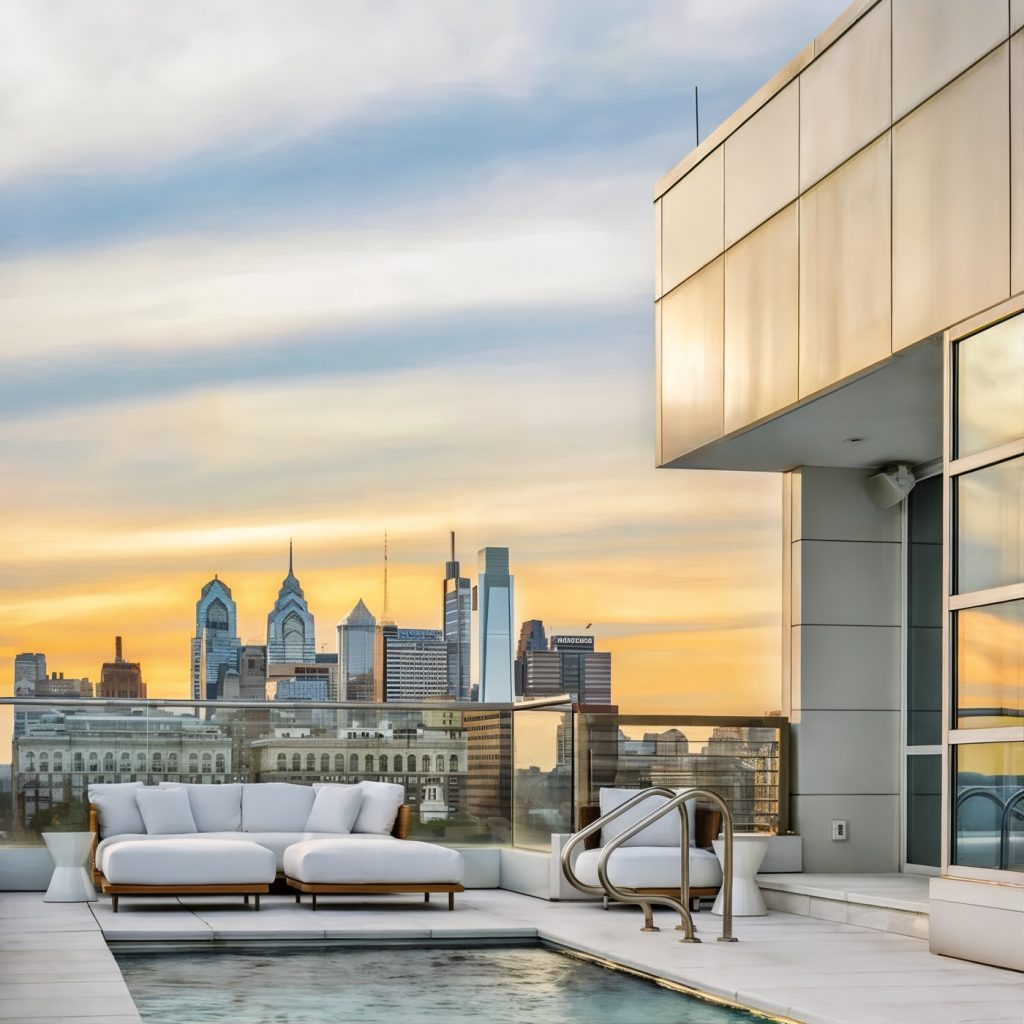 Pool in Joel Embiid’s Pennsylvania Penthouse