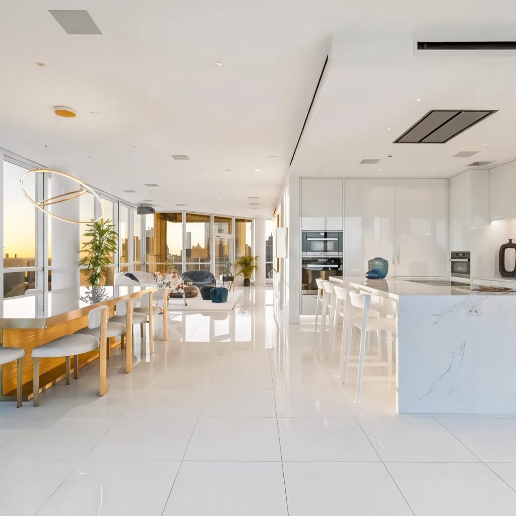 Dining Area in Joel Embiid’s Pennsylvania Penthouse