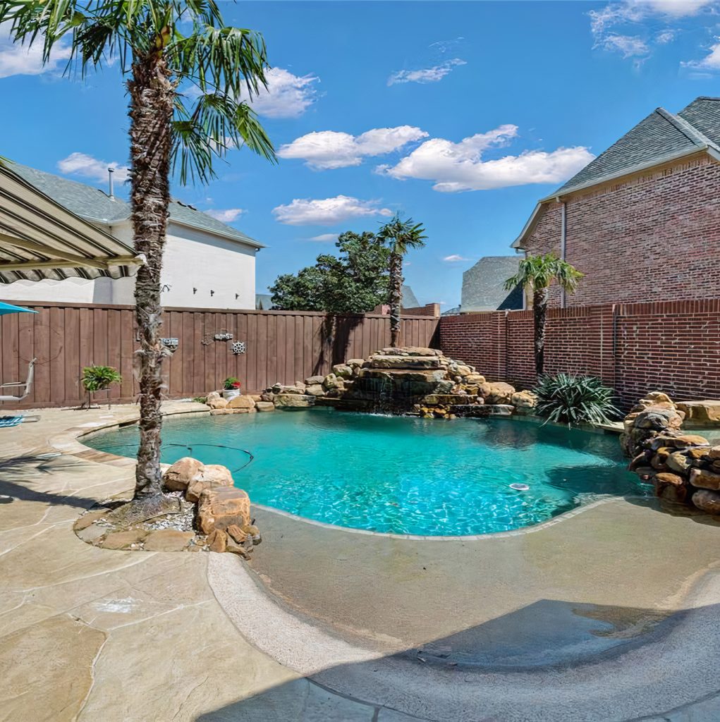 Pool Area of Shaquille O'Neal's Texas Home