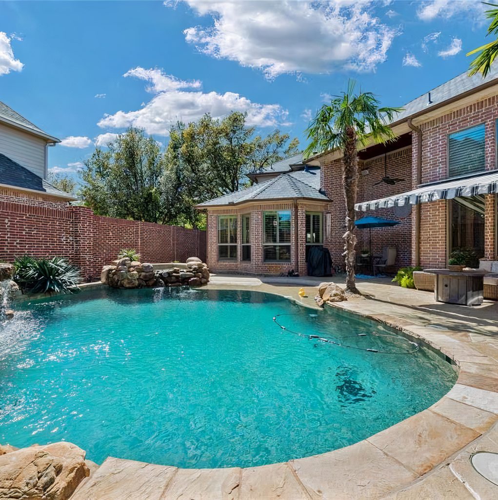 Pool Area of Shaquille O'Neal's Texas Home