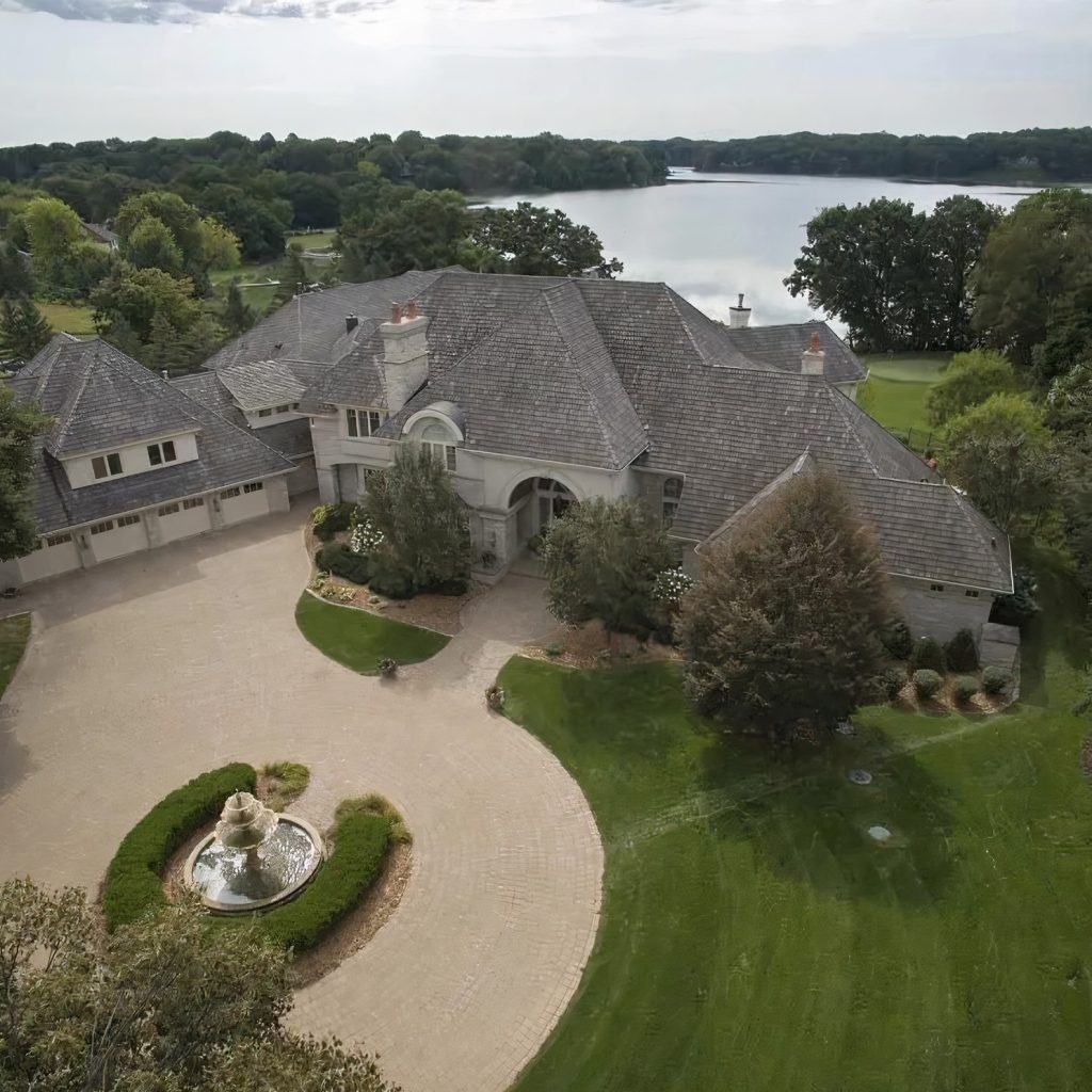 Aerial View of Karl-Anthony Town's Home