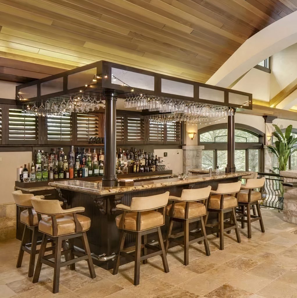 Bar Area in Karl-Anthony Towns' Home