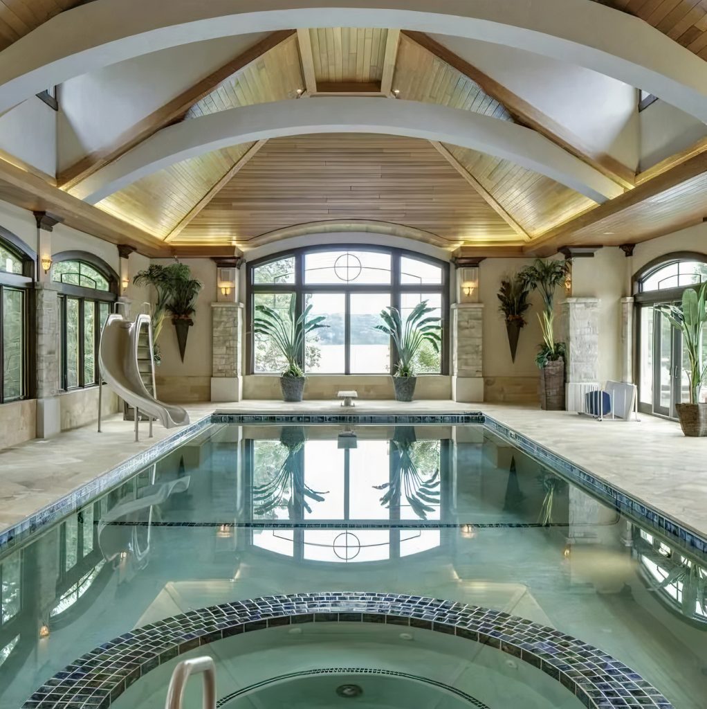 Indoor Pool at Karl-Anthony Towns' Home