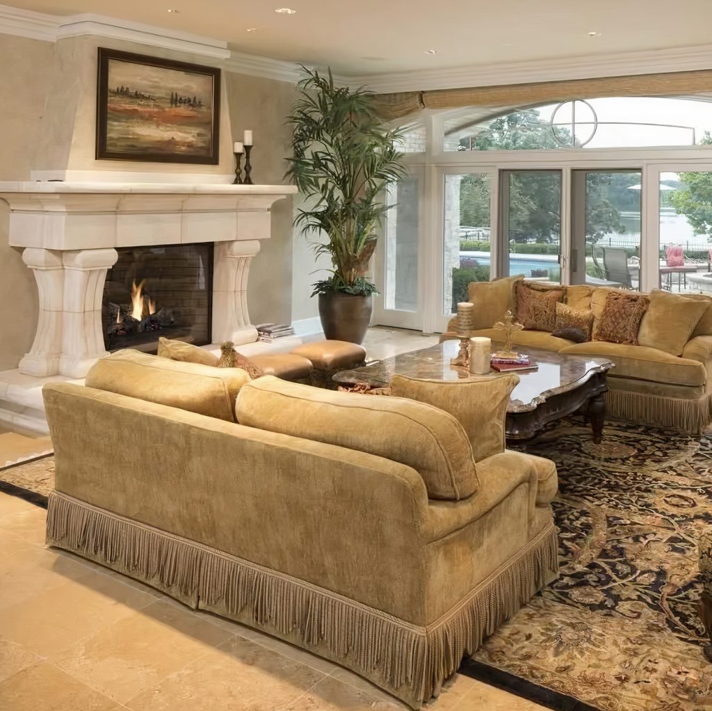 Living Room in Karl-Anthony Towns' Home