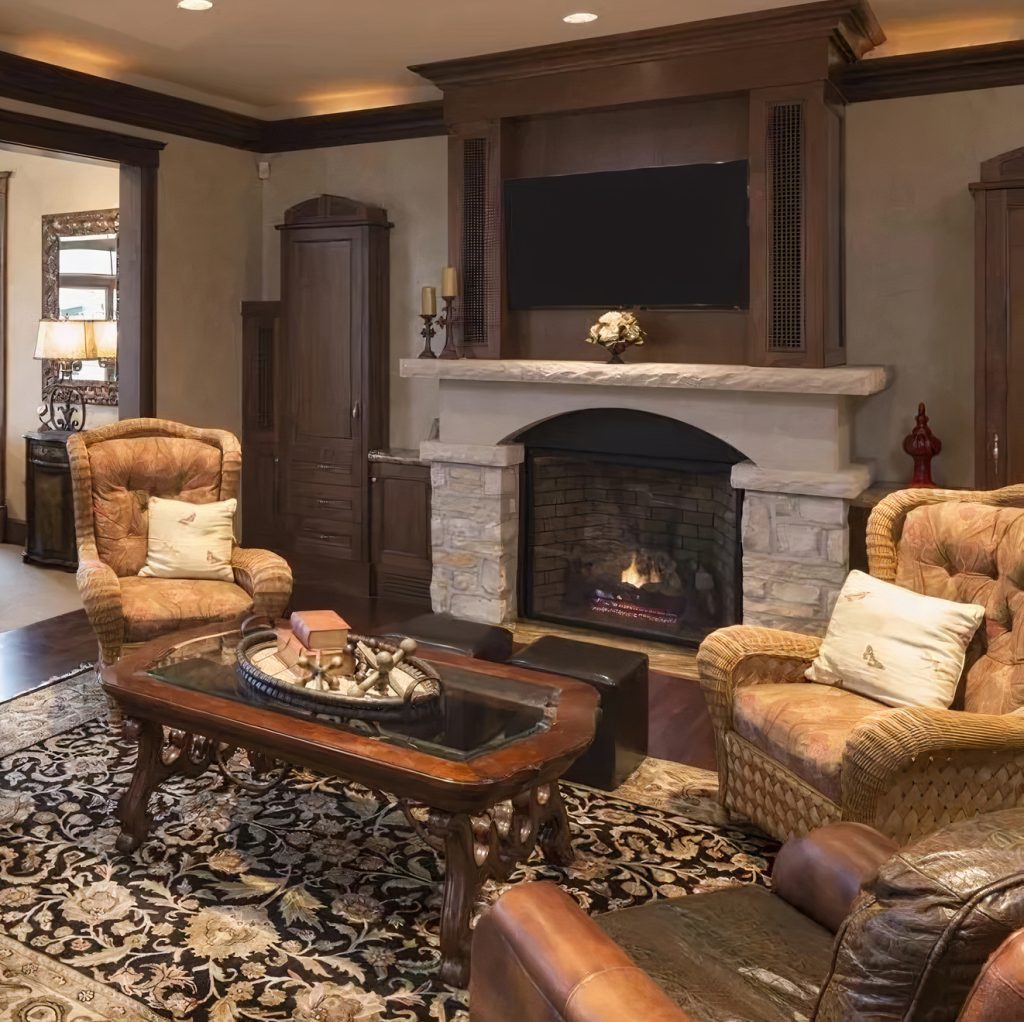 Family Room in Karl-Anthony Towns' Home