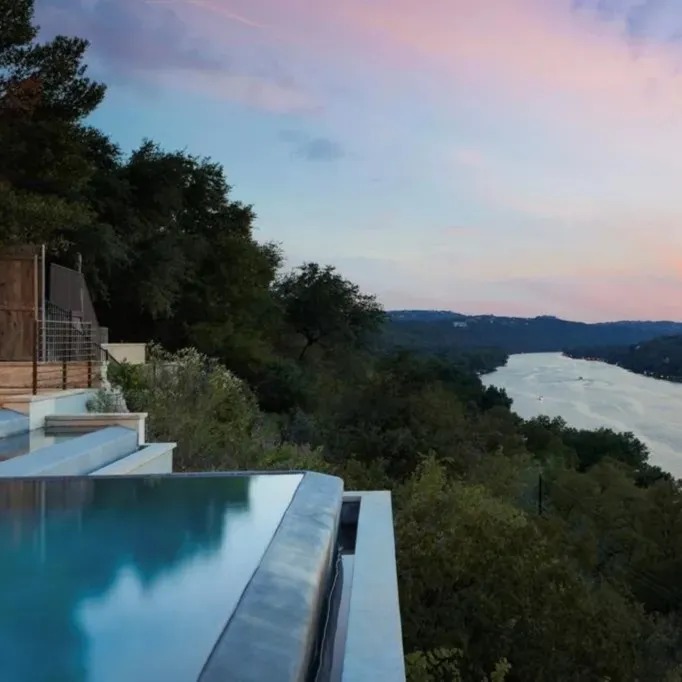 Elevated Pool View in Jason Kapono's TX Home