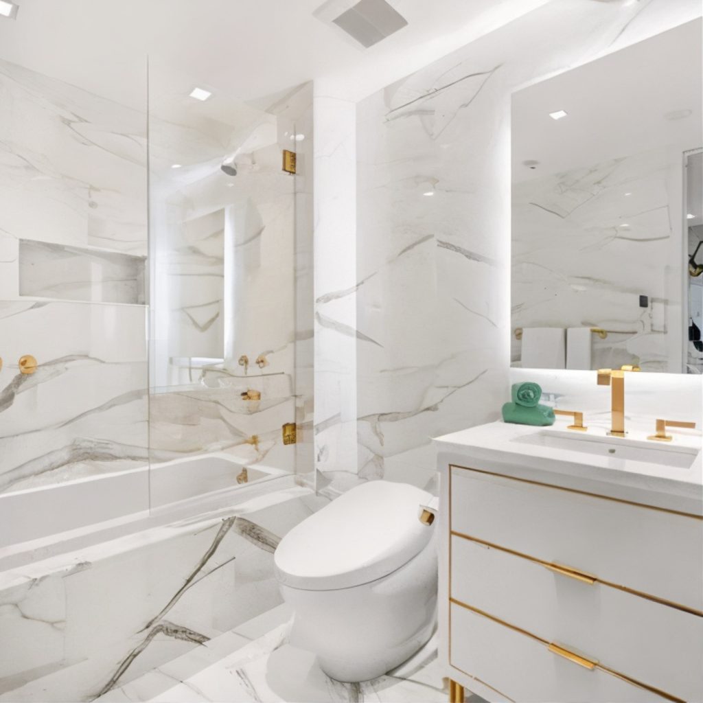 Bathroom in Joel Embiid’s Pennsylvania Penthouse