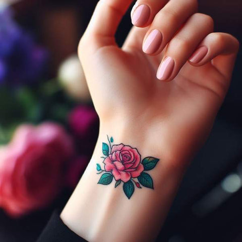 Rose Wrist Tattoo