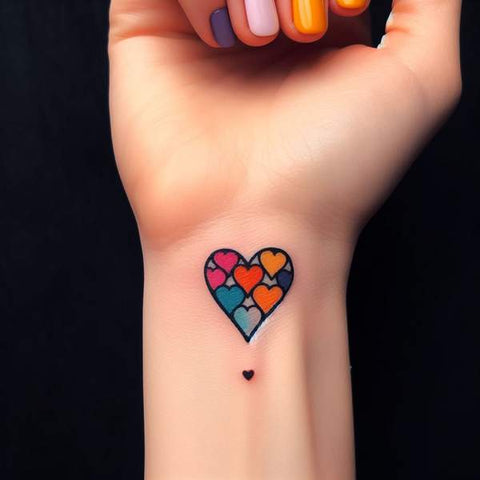 Heart Wrist Tattoo 2