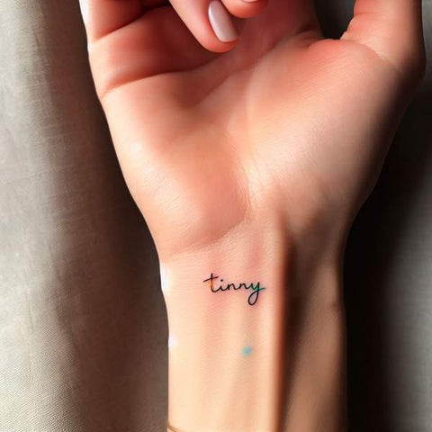 Name on Wrist Tattoo