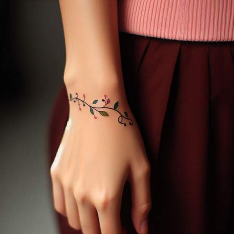 Vine Wrist Tattoo