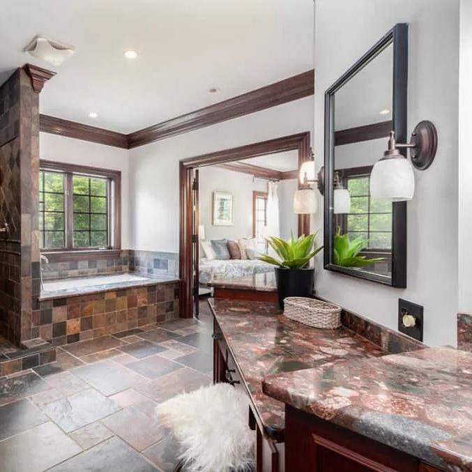 Bathroom in Giannis Antetokounmpo's Wisconsin Home