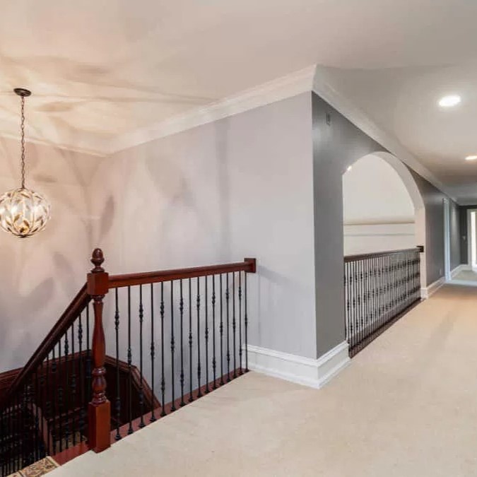 Hallway in Giannis Antetokounmpo's Wisconsin Home