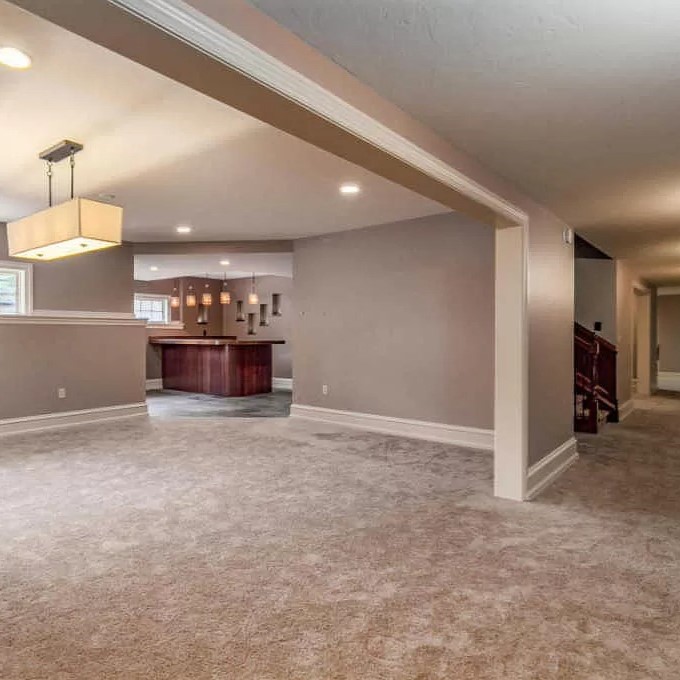 Basement in Giannis Antetokounmpo's Wisconsin Home