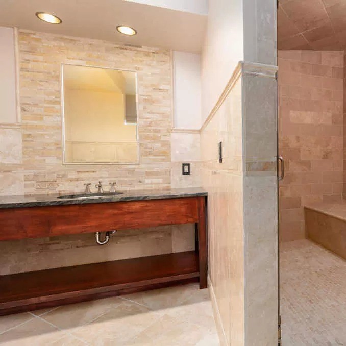 Bathroom in Giannis Antetokounmpo's Wisconsin Home