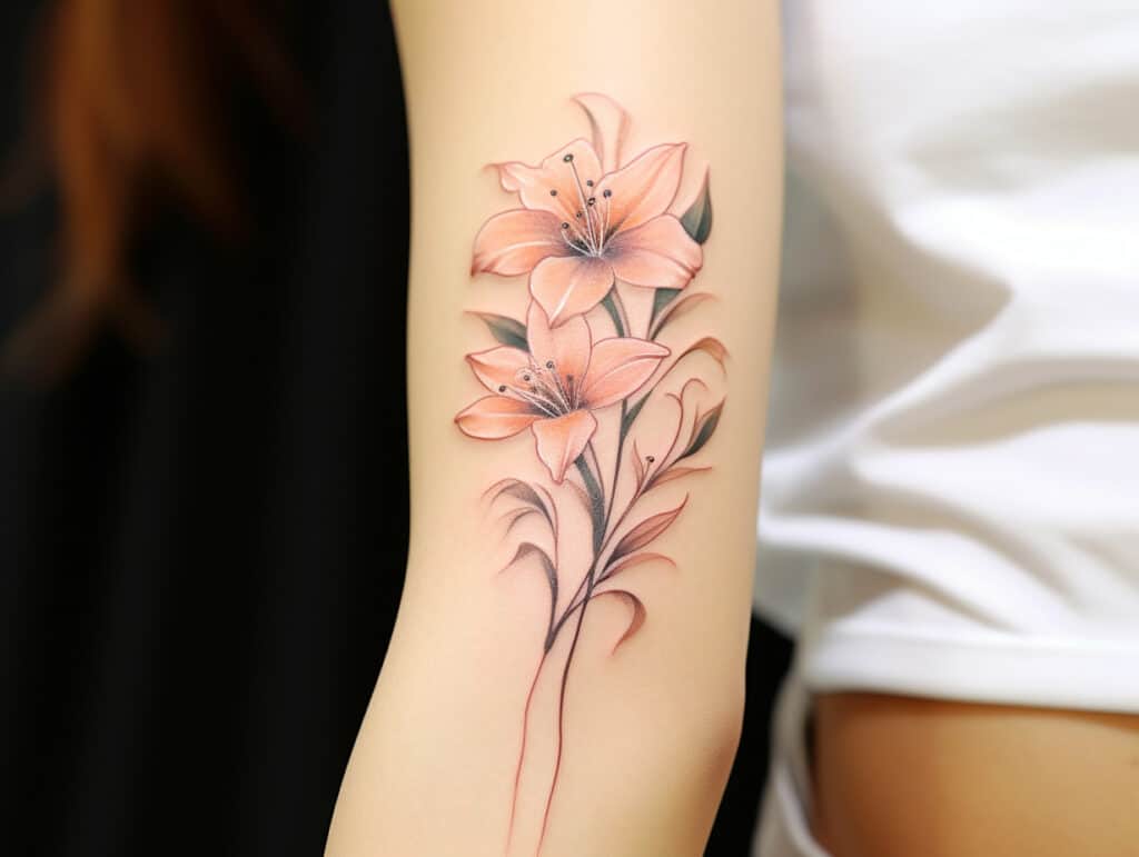 white lily tattoo meaning