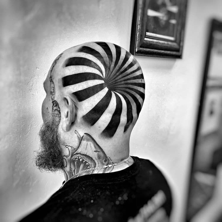 Head Tattoo by Matt Pehrson