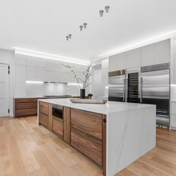 Kitchen in Jrue Holiday’s Newton Home