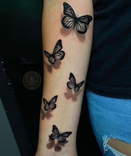 Explore 20 Captivating Butterfly Tattoo Designs on Arms for Men and Women &#8211; Fresh Ideas for 2024