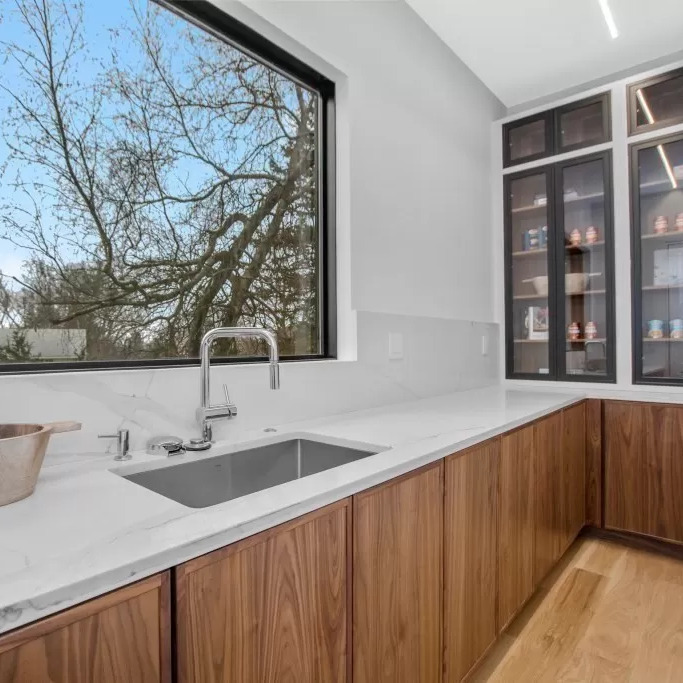 Kitchen in Jrue Holiday’s Newton Home