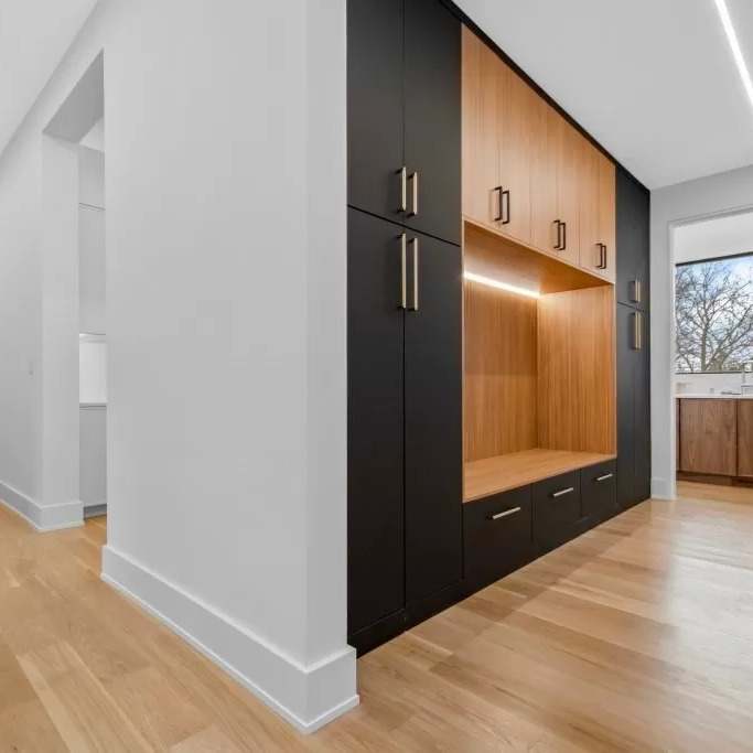 Mudroom in Jrue Holiday’s Newton Home