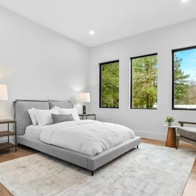 Bedroom in Jrue Holiday’s Newton Home